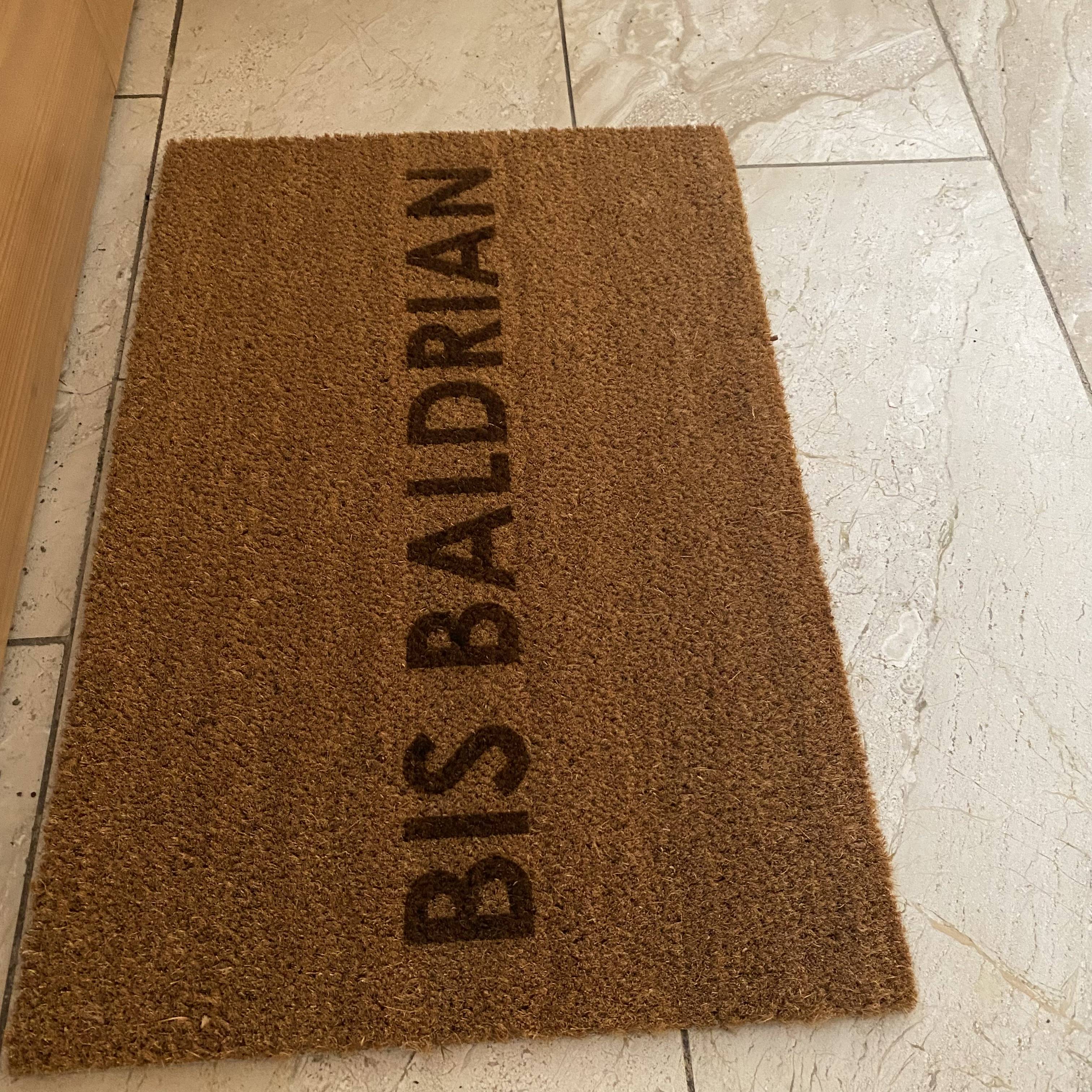 Fußmatte "BIS BALDRIAN"