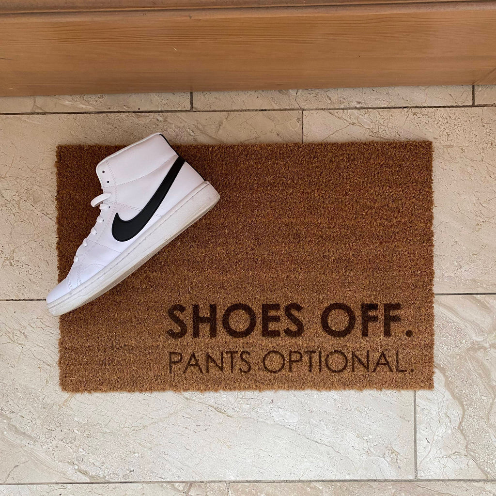 Fußmatte Kokos "SHOES OFF - Pants optional"