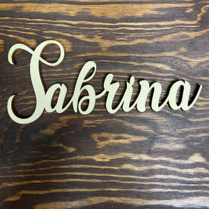 Holz-Schriftzug Personalisierbar