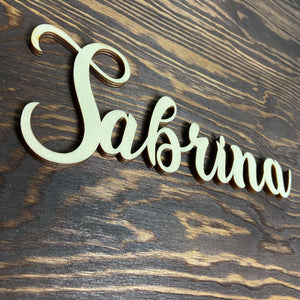 Holz-Schriftzug Personalisierbar