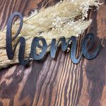 Schriftzug 3D aus Holz "home" | Holz Schriftzug | Wandtattoo Holz | Wanddeko