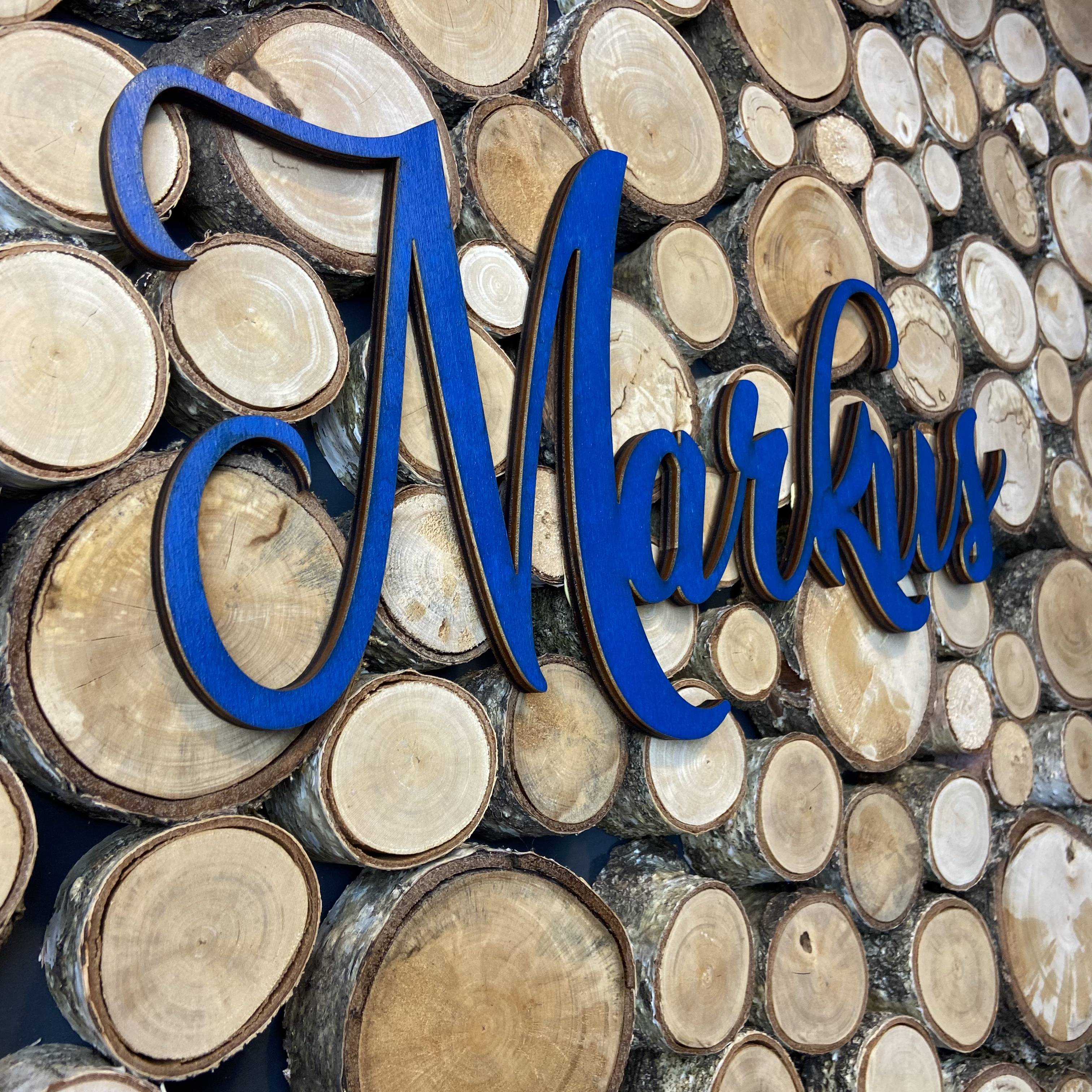 Holz-Schriftzug Personalisierbar