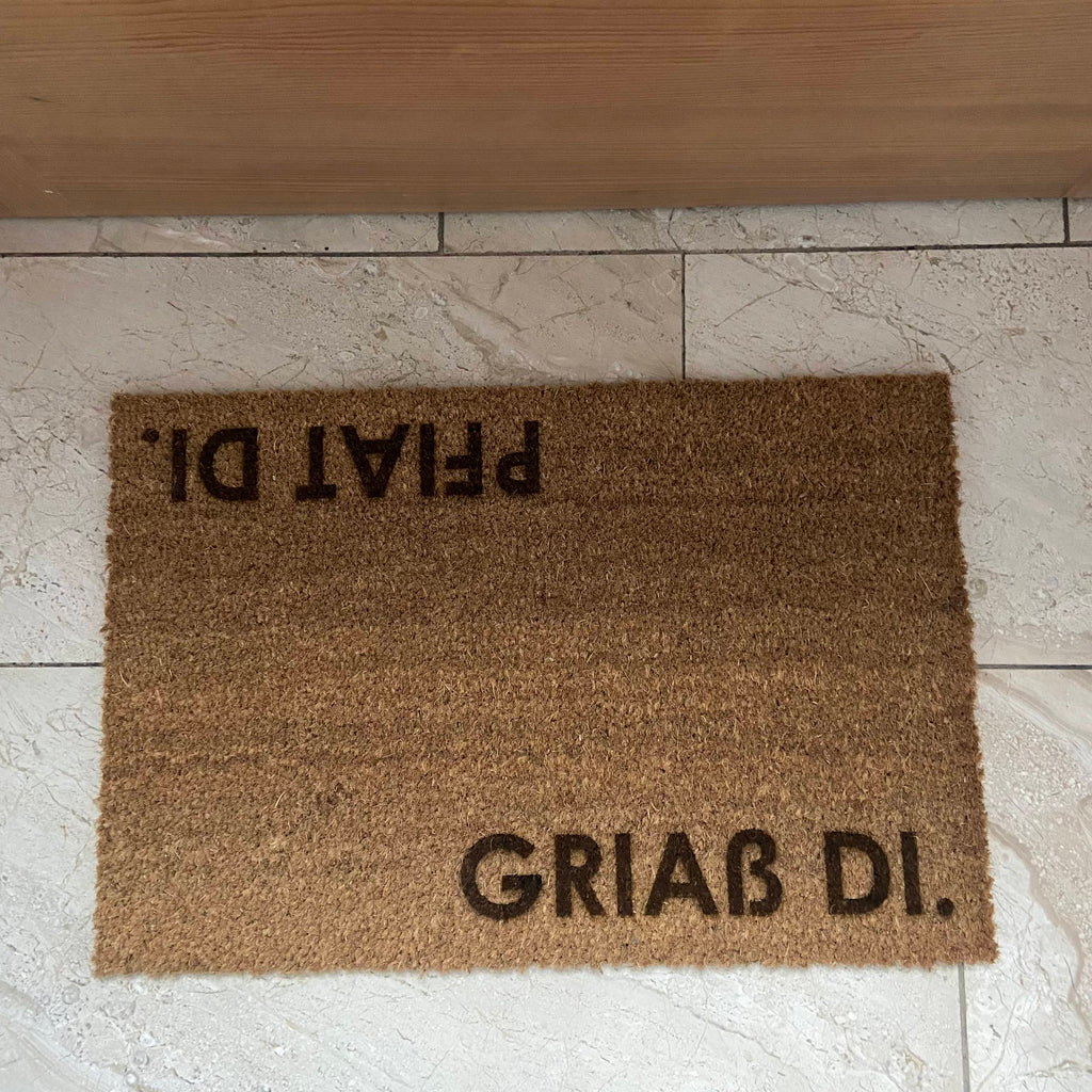 Fußmatte "Griaß di-Pfiat di"