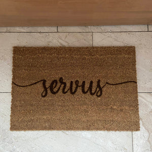 Fußmatte "servus"