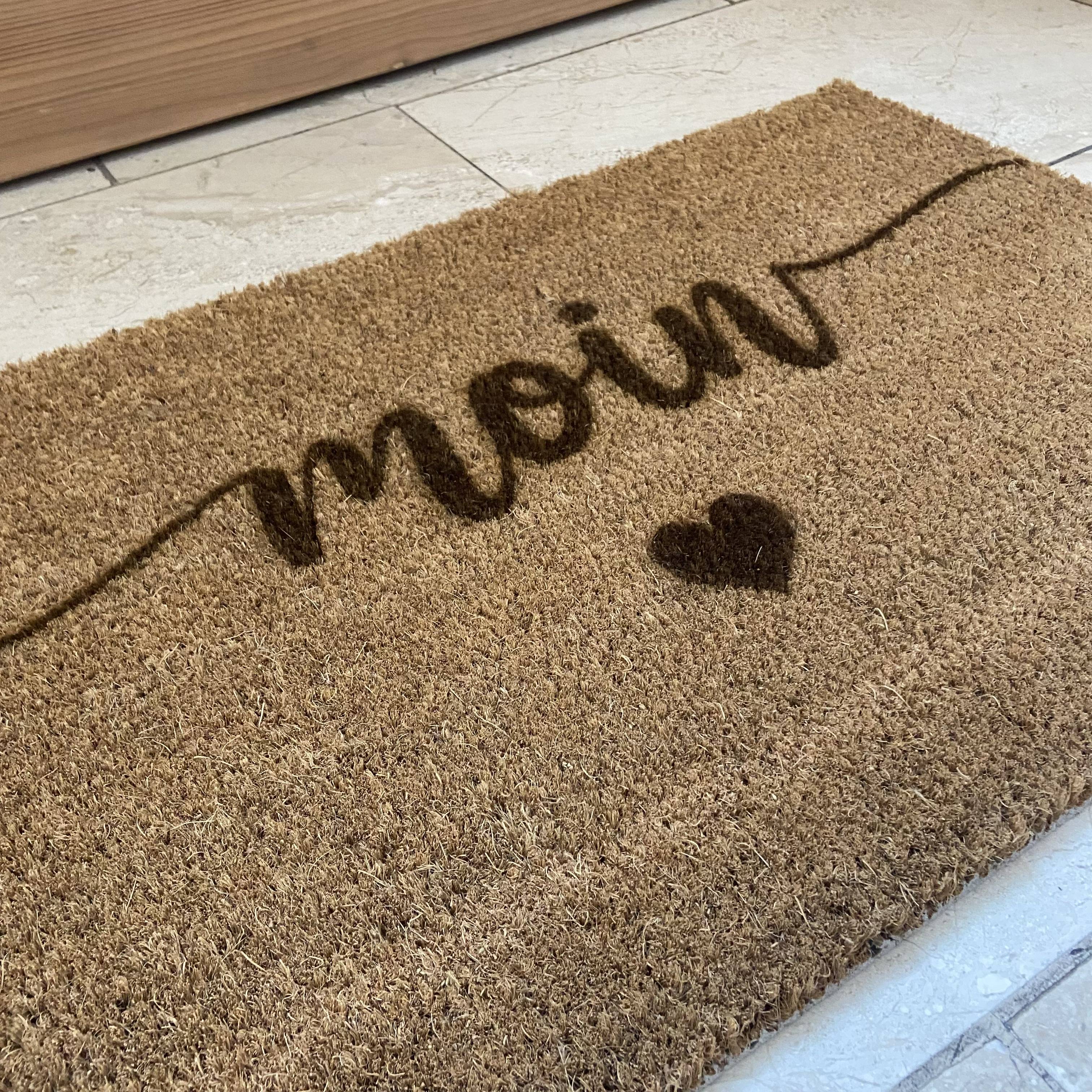 Fußmatte "moin"
