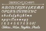 Weihnachtskugel Christbaumkugel aus Holz personalisiert | 3D Name | Design 2