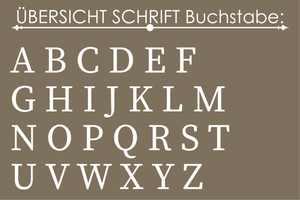 Weihnachtskugel | Christbaumkugel aus Holz personalisiert | 3D Buchstabe | Design 3